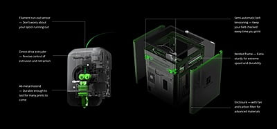 Bambu Lab P1S Combo EU 3D Printer Bambu Lab P1S Combo EU 3D Printer