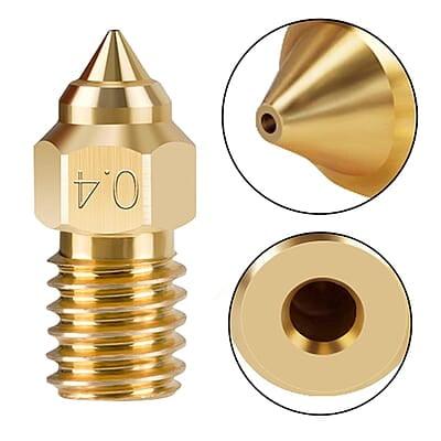 Creality High Speed M6 Nozzle SE-KE Brass 0.4mm Creality High Speed M6 Nozzle SE-KE Brass 0.4mm