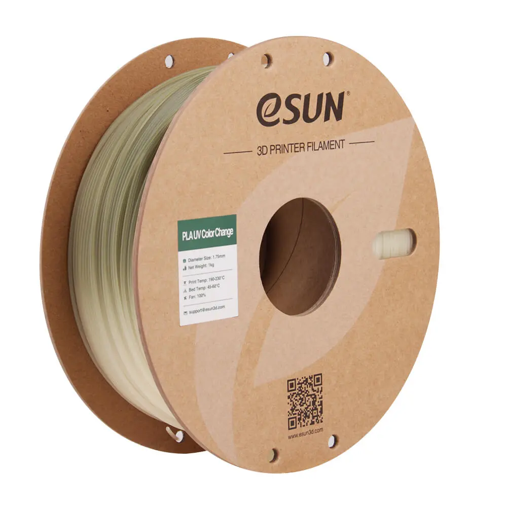 eSUN PLA UV Color Change 1.75mm 1Kg eSUN PLA UV Color Change 1.75mm 1Kg