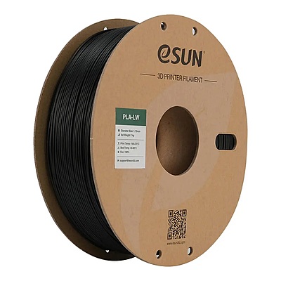 eSUN PLA Low Weight 1.75mm 1Kg Black Filament