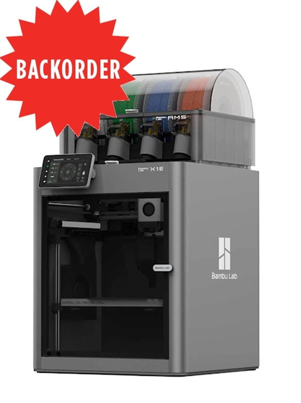 BACK-ORDER: Bambu Lab X1E Combo 3D Printer